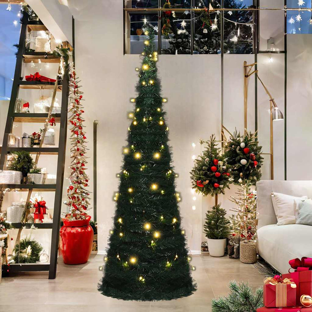 Künstlicher Pop-Up Weihnachtsbaum mit LED 180cm
