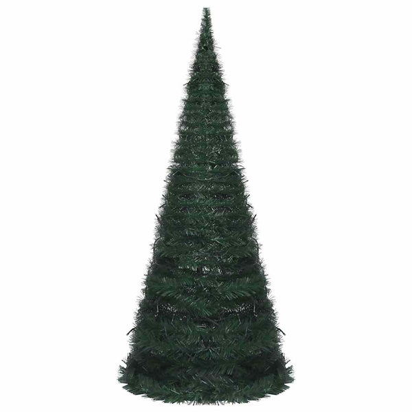 Künstlicher Pop-Up Weihnachtsbaum mit LED Grün 210cm