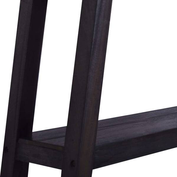 Konsolentisch Schwarz 120x30x75 cm Massivholz Mahagoni