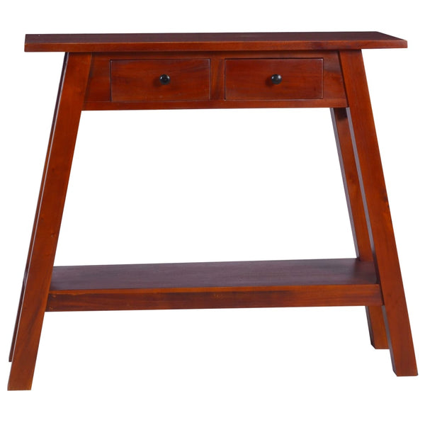 vidaXL Console marron classique 90x30x75 cm Bois de Sesham massif