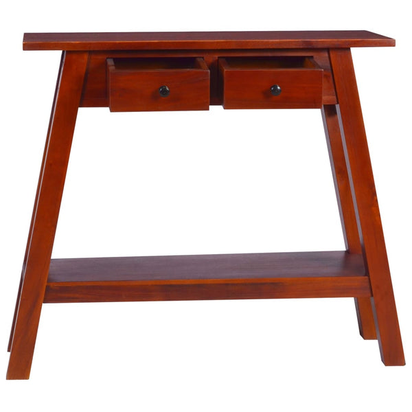vidaXL Console marron classique 90x30x75 cm Bois de Sesham massif