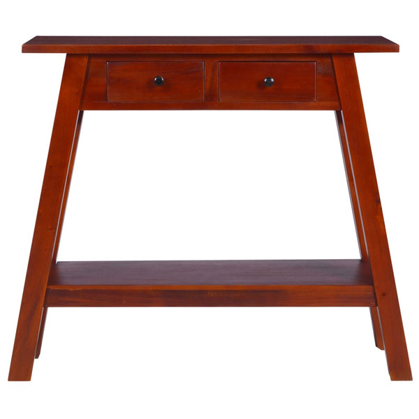 vidaXL Console marron classique 90x30x75 cm Bois de Sesham massif
