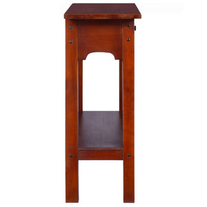 vidaXL Console marron classique 90x30x75 cm Bois de Sesham massif