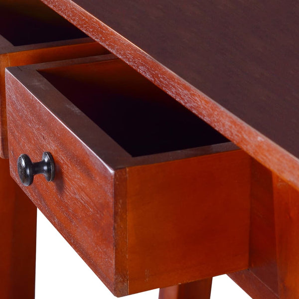 vidaXL Console marron classique 90x30x75 cm Bois de Sesham massif