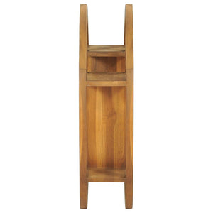 Wandregal Yin Yang Teak Massivholz 60x60