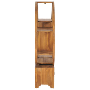 Massivholz Schrank mit Yin-Yang-Regal