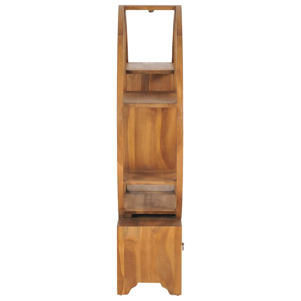 Massivholz Schrank mit Yin-Yang-Regal