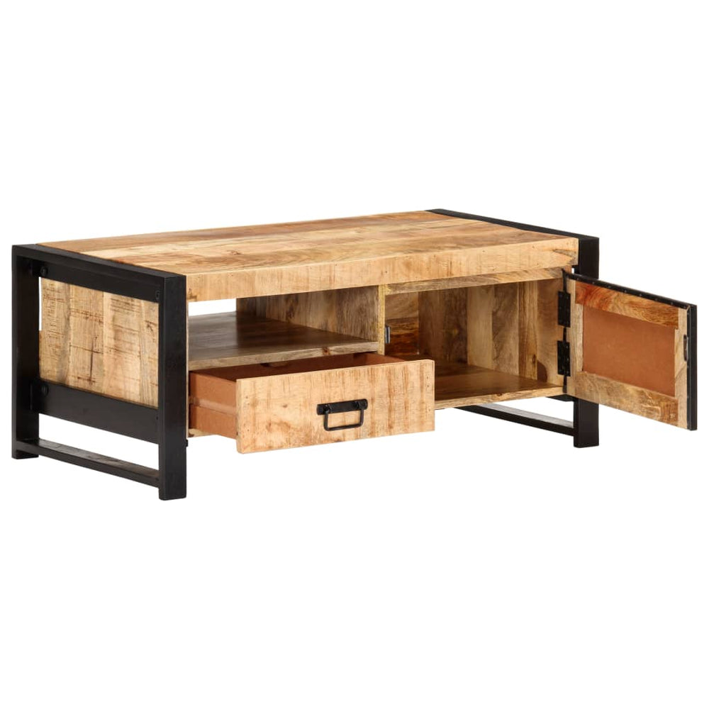 Couchtisch aus Mangoholz, 100x50 cm