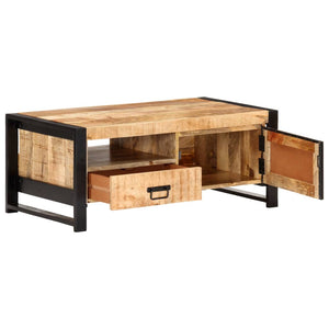 Couchtisch aus Mangoholz, 100x50 cm