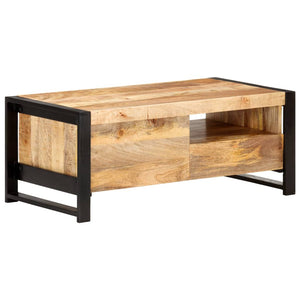 Couchtisch aus Mangoholz, 100x50 cm