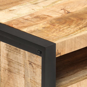Couchtisch aus Mangoholz, 100x50 cm