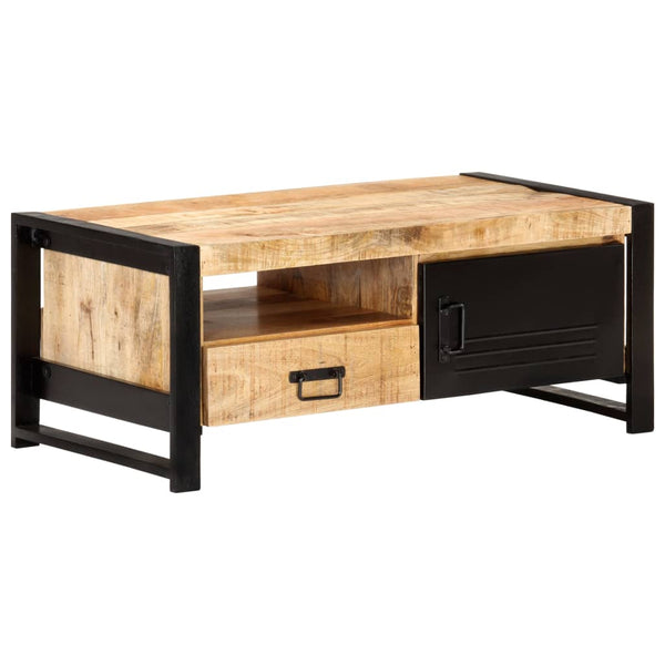 Couchtisch aus Mangoholz, 100x50 cm