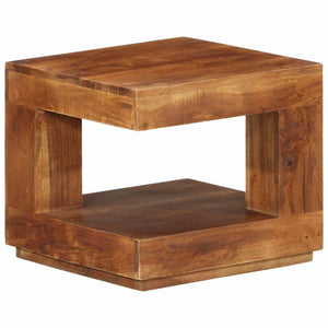 Akazie Couchtisch Massivholz 45x45 cm