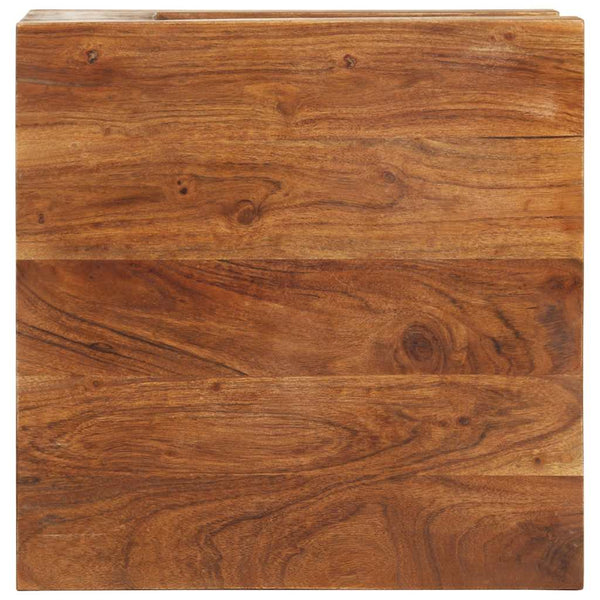 Akazie Couchtisch Massivholz 45x45 cm