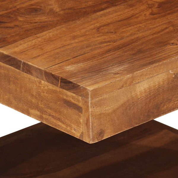 Akazie Couchtisch Massivholz 45x45 cm