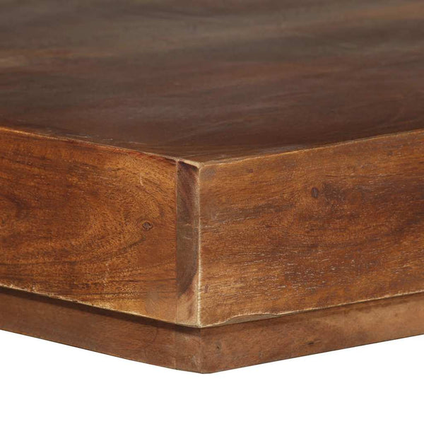Akazie Couchtisch Massivholz 45x45 cm