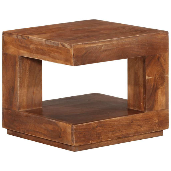 Akazie Couchtisch Massivholz 45x45 cm