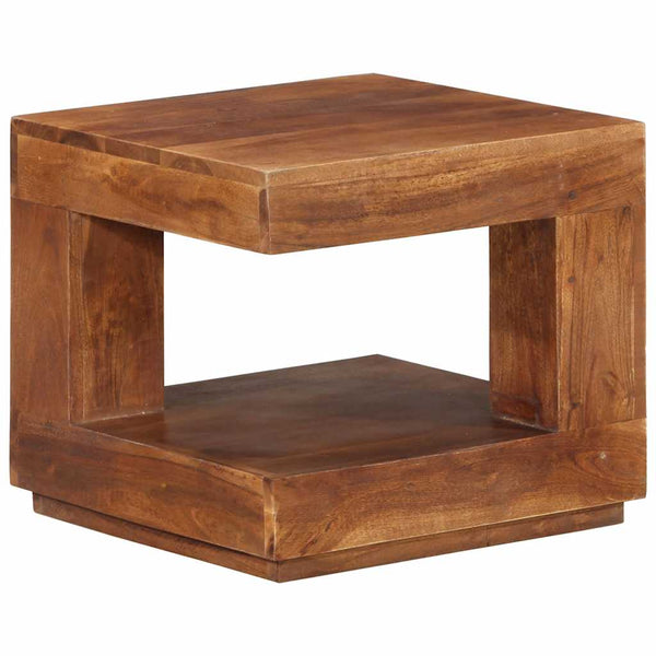 Akazie Couchtisch Massivholz 45x45 cm