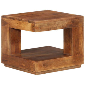 Akazie Couchtisch Massivholz 45x45 cm