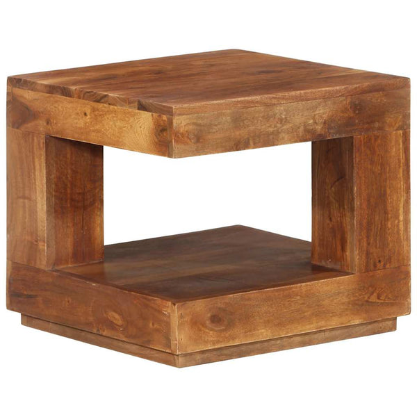 Akazie Couchtisch Massivholz 45x45 cm