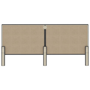 Boxspringbett Dunkelgrau Stoff 200x200 cm