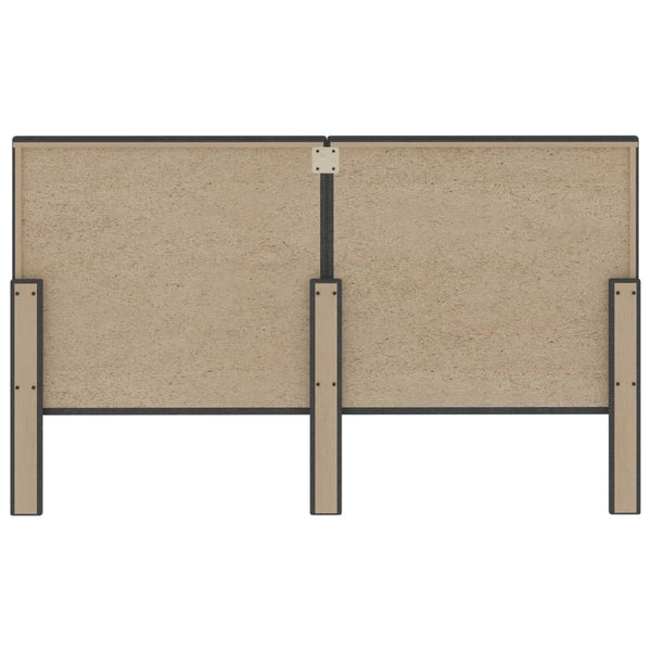 Boxspringbett Dunkelgrau Stoff 180x200 cm