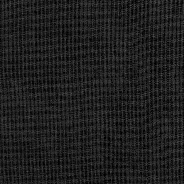 vidaXL Rideaux occultants à œillets aspect lin 2 pcs Noir 140x175 cm