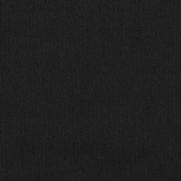 vidaXL Rideaux occultants à œillets aspect lin 2 pcs Noir 140x225cm