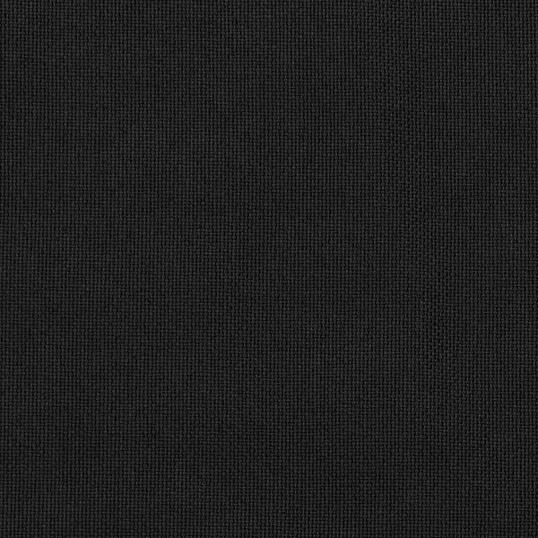 vidaXL Rideaux occultants à œillets aspect lin 2 pcs Noir 140x245 cm