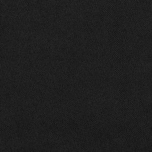 vidaXL Rideau occultant à œillets aspect lin Noir 290x245 cm