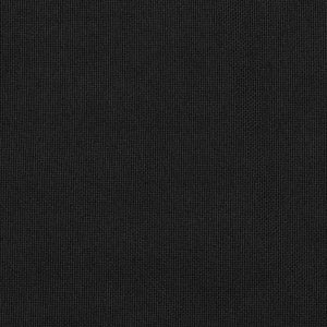 vidaXL Rideaux occultants à crochets aspect lin 2 pcs Noir 140x225 cm