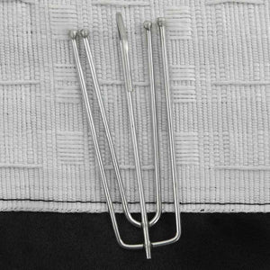 vidaXL Rideaux occultants à crochets, aspect lin, 2 pcs, noir 140x245 cm