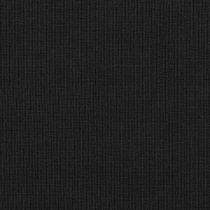 vidaXL Rideaux occultants avec crochets aspect lin Noir 290x245cm