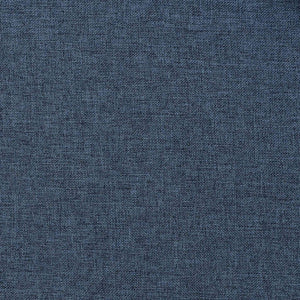 Verdunkelungsvorhänge Blau Leinenoptik 140x175 cm, 2er-Set