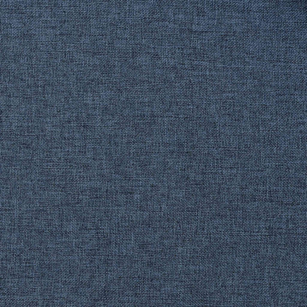 Verdunkelungsvorhänge Blau Leinenoptik 140x175 cm, 2er-Set