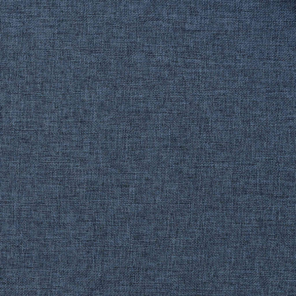 Blauer Verdunkelungsvorhang Leinenoptik 290x245 cm