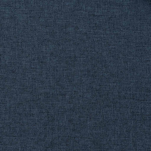 Verdunkelungsvorhänge Blau Leinenoptik 140x175 cm, 2er-Set