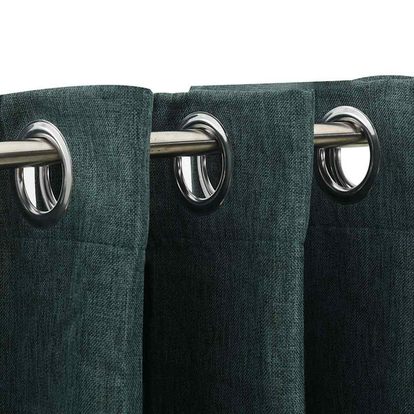 Grüne Verdunkelungsvorhänge 140x245 cm, 2er-Set