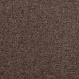 vidaXL Rideau occultant avec crochets Aspect lin Taupe 290x245 cm