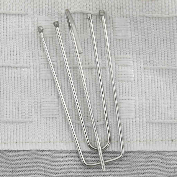 vidaXL Rideaux occultants 2 pcs à crochets aspect lin beige 140x225 cm
