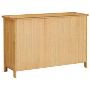 vidaXL Commode 105x33,5x73 cm Bois de chêne massif