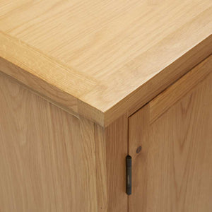 Schrank 45x32x85 cm Eiche Massivholz