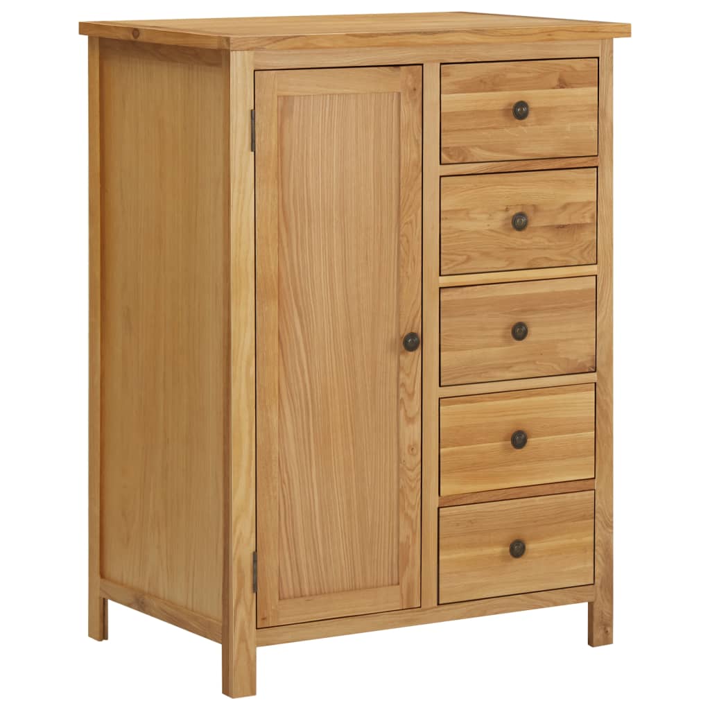Kleiderschrank 76 x 52 x 105 cm Eiche Massivholz