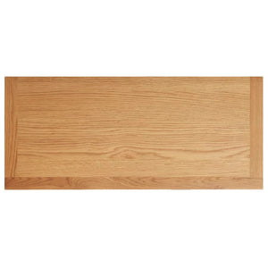 vidaXL Chest of Drawers 80x35x75 cm Solid Oak Wood