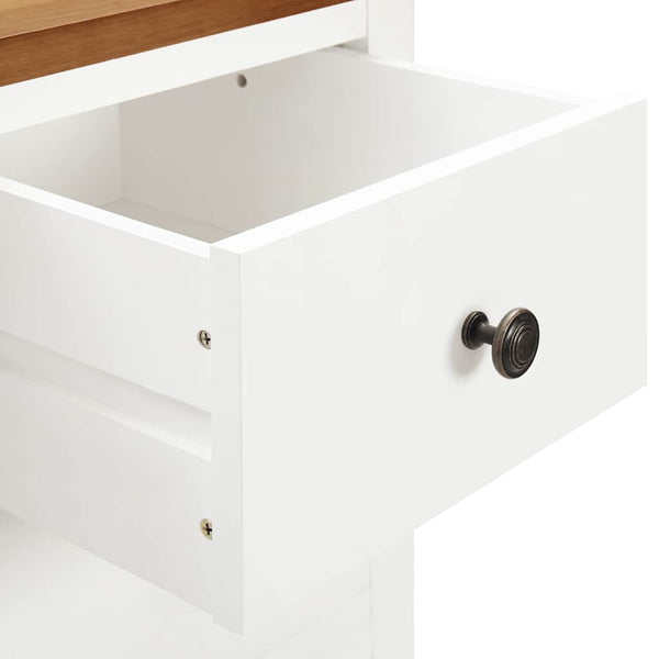 Kleiderschrank 76x52x105 cm Eiche Massivholz