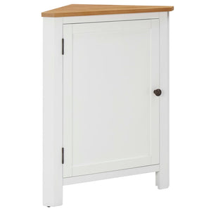 Eckschrank 59x45x80 cm Massivholz Eiche