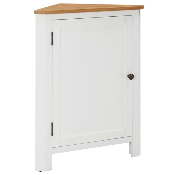 Eckschrank 59x45x80 cm Massivholz Eiche