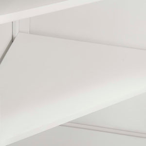 Eckschrank 59x45x80 cm Massivholz Eiche