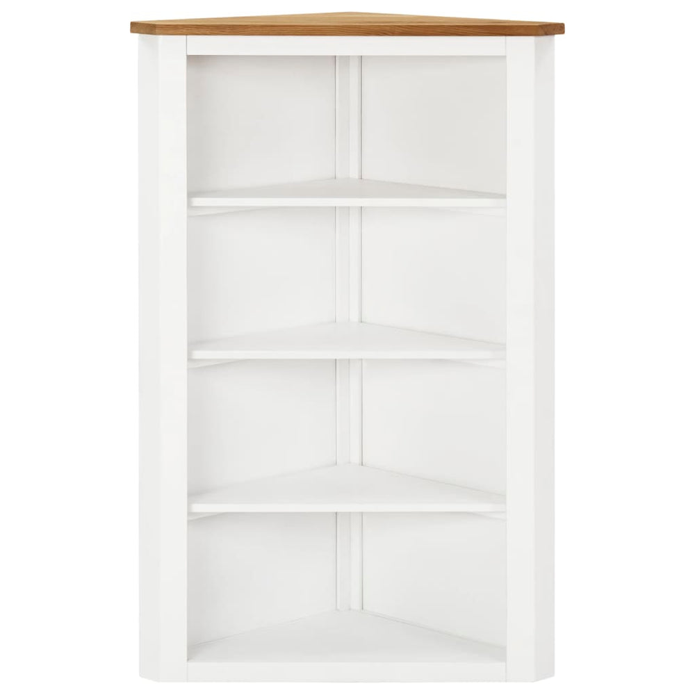 Eckschrank 59x36x100 cm Eiche Massivholz