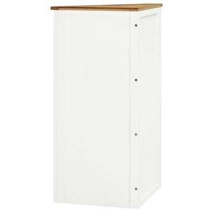 Eckschrank 59x36x100 cm Eiche Massivholz